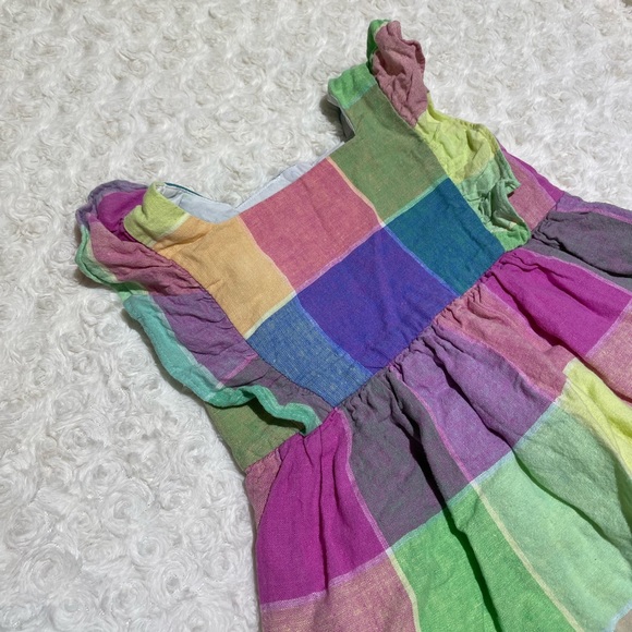 BabyGap colorful plaid Easter dress - Picture 2 of 5